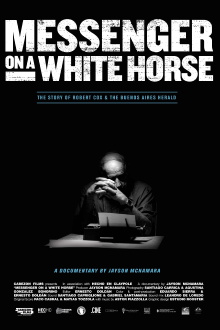 Messenger on a White Horse Trailer