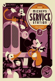 Mickey's Service Station Trailer