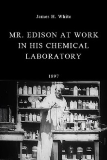 Mr. Edison at Work in His Chemical Laboratory Trailer