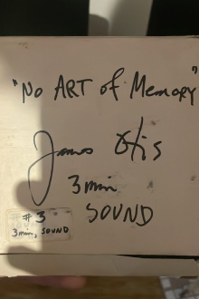 No Art of Memory Trailer