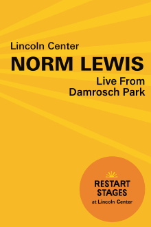 Norm Lewis at Damrosch Park Trailer