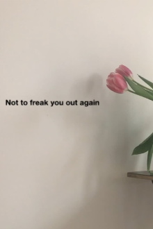 Not to freak you out again Trailer