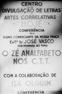 O Zé Analfabeto nos CTT Trailer