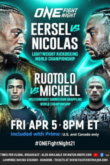 ONE Fight Night 21: Eersel vs. Nicolas Trailer