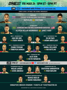 ONE Fight Night 8: Superlek vs. Williams Trailer