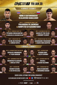 ONE Friday Fights 1: Nong-O vs. Ramazanov Trailer