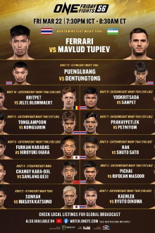 ONE Friday Fights 56: Ferrari vs. Tupiev Trailer