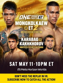 ONE Friday Fights 62: Mongkolkaew vs. ET 2 Trailer