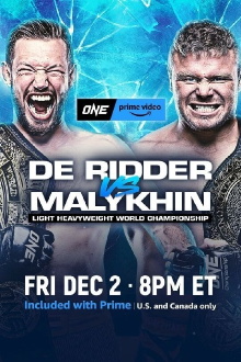 ONE on Prime Video 5: De Ridder vs. Malykhin Trailer