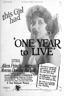 One Year to Live Trailer
