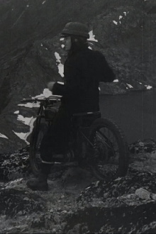 Over Besseggen with a Motorcycle Trailer