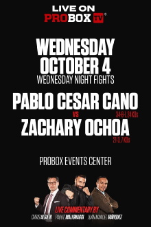 Pablo Cesar Cano vs. Zachary Ochoa Trailer