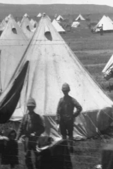 Panoramic View of Frere Camp Taken from the Front of an Armoured Train Trailer