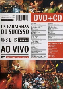 Paralamas do Sucesso - Uns dias Ao Vivo Trailer