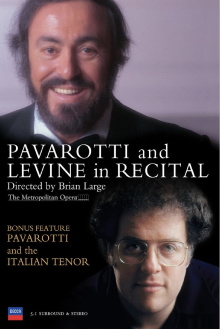Pavarotti and Levine in Recital Trailer