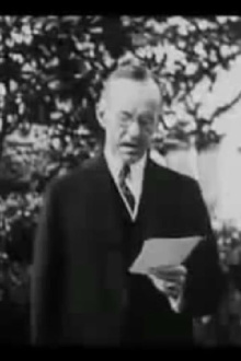 President Coolidge, Taken on the White House Grounds Trailer