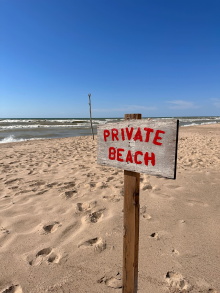 Private Beach Trailer