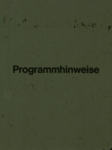 Programmhinweise Trailer
