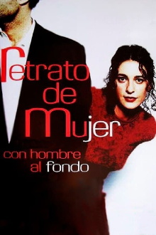 Retrato de mujer con hombre al fondo Trailer