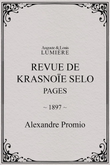 Revue de Krasnoïe Selo : pages Trailer