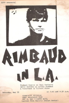 Rimbaud in L.A. Trailer