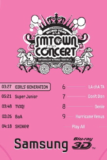 Samsung SMTown Live '10 World Tour In L.A. 3D Trailer