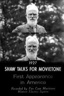 Shaw Talks for Movietone News Trailer