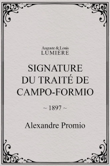 Signature du traité de Campo-Formio Trailer