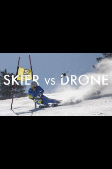 Skier vs Drone Trailer