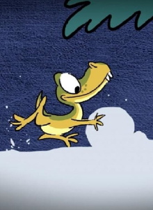 Snow Dinosaur Trailer
