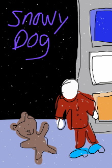 Snowy Dog Trailer
