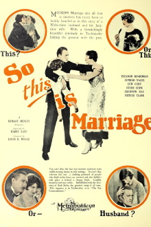 So This Is Marriage? Trailer
