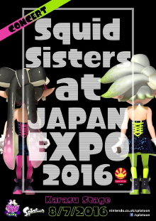 Splatoon - Squid Sisters Concert at Japan Expo 2016 Trailer