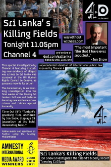 Sri Lanka's Killing Fields Trailer
