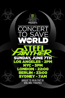 Steel Panther - Concert To Save The World Trailer