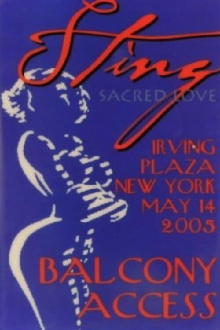 Sting Live At Irving Plaza Trailer
