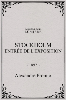 Stockholm, entrée de l'exposition Trailer