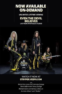 Stryper - Even the Devil Believes Live Stream Trailer
