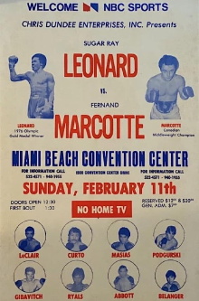 Sugar Ray Leonard vs. Fernand Marcotte Trailer