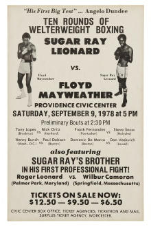 Sugar Ray Leonard vs. Floyd Mayweather Sr Trailer