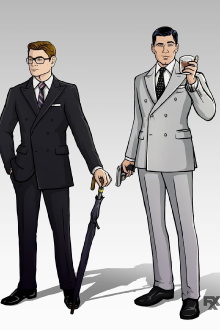 #TBT to That Time Archer Met Kingsman Trailer
