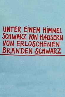 Telekritik: Unter einem Himmel schwarz von Häusern von erloschenen Bränden schwarz Trailer