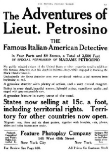 The Adventures of Lieutenant Petrosino Trailer