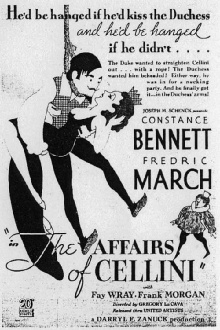 The Affairs of Cellini Trailer