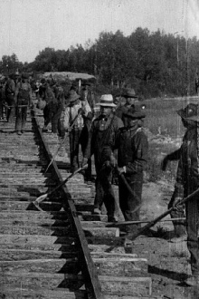 The Building of a Transcontinental Railway in Canada Trailer
