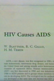 The Cause of AIDS: Fact & Speculation Trailer