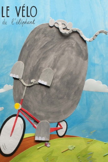 The Elephant and The Bicycle Trailer