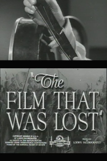 The Film That Was Lost Trailer