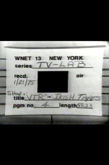 The Irish Tapes Trailer
