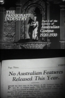 The Passionate Industry: Australian Cinema 1920-1930 Trailer